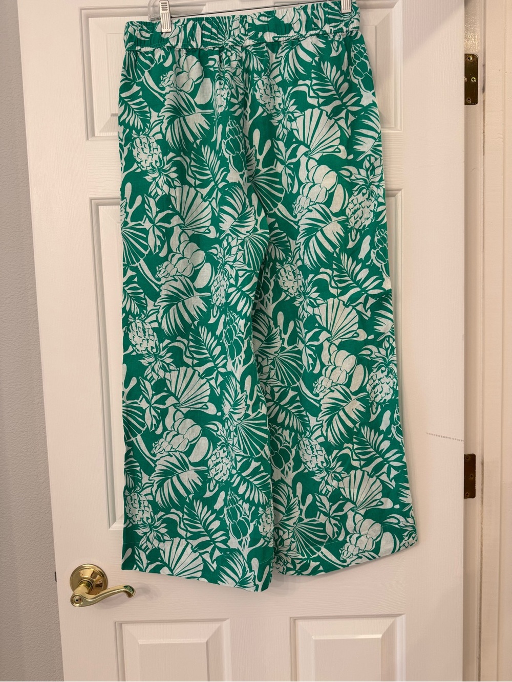 Nicole Miller European Linen Tropical Pants, Size M
